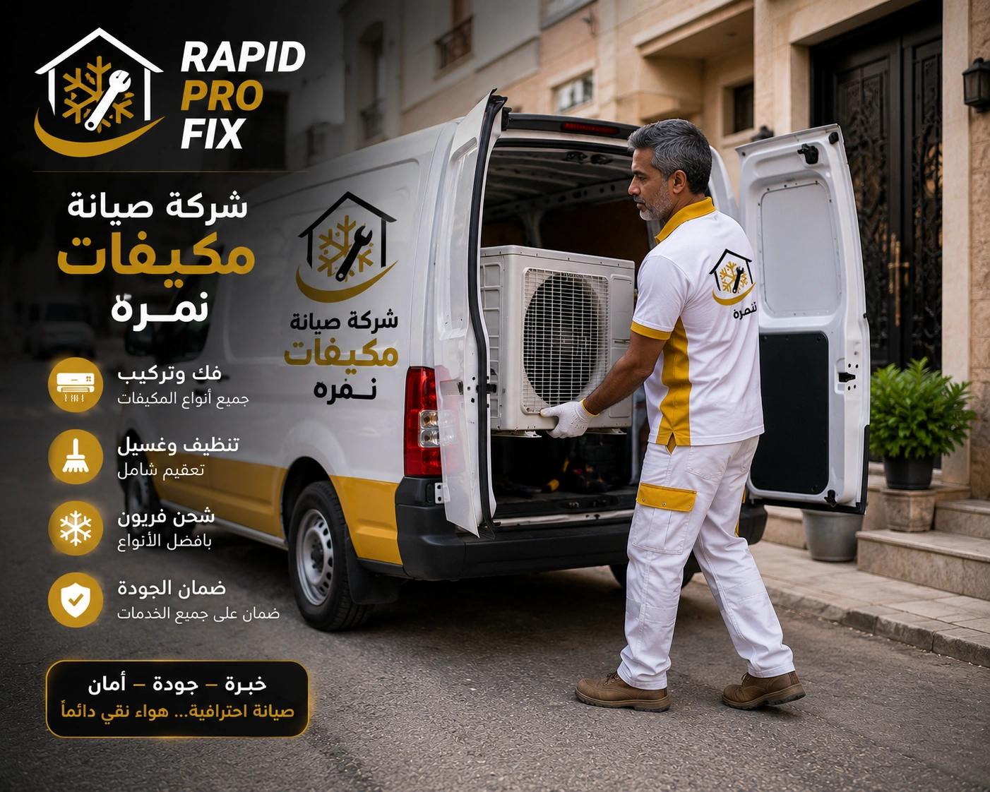 أفضل شركة صيانة مكيفات نمره تقدم خدمات صيانة وإصلاح وتنظيف وغسيل وشحن فريون لجميع أنواع المكيفات المنزلية والتجارية.