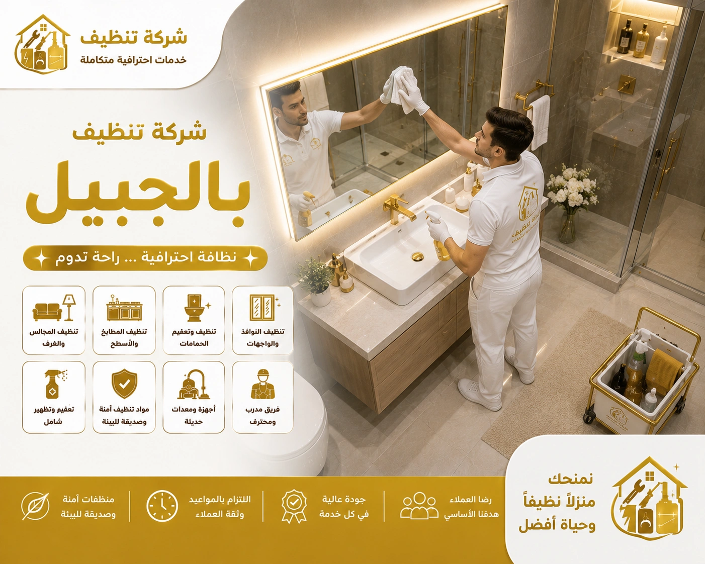 تنظيف الكنب والسجاد بالبخار في الجبيل باستخدام أجهزة حديثة لإزالة البقع والروائح واستعادة نظافة المفروشات.