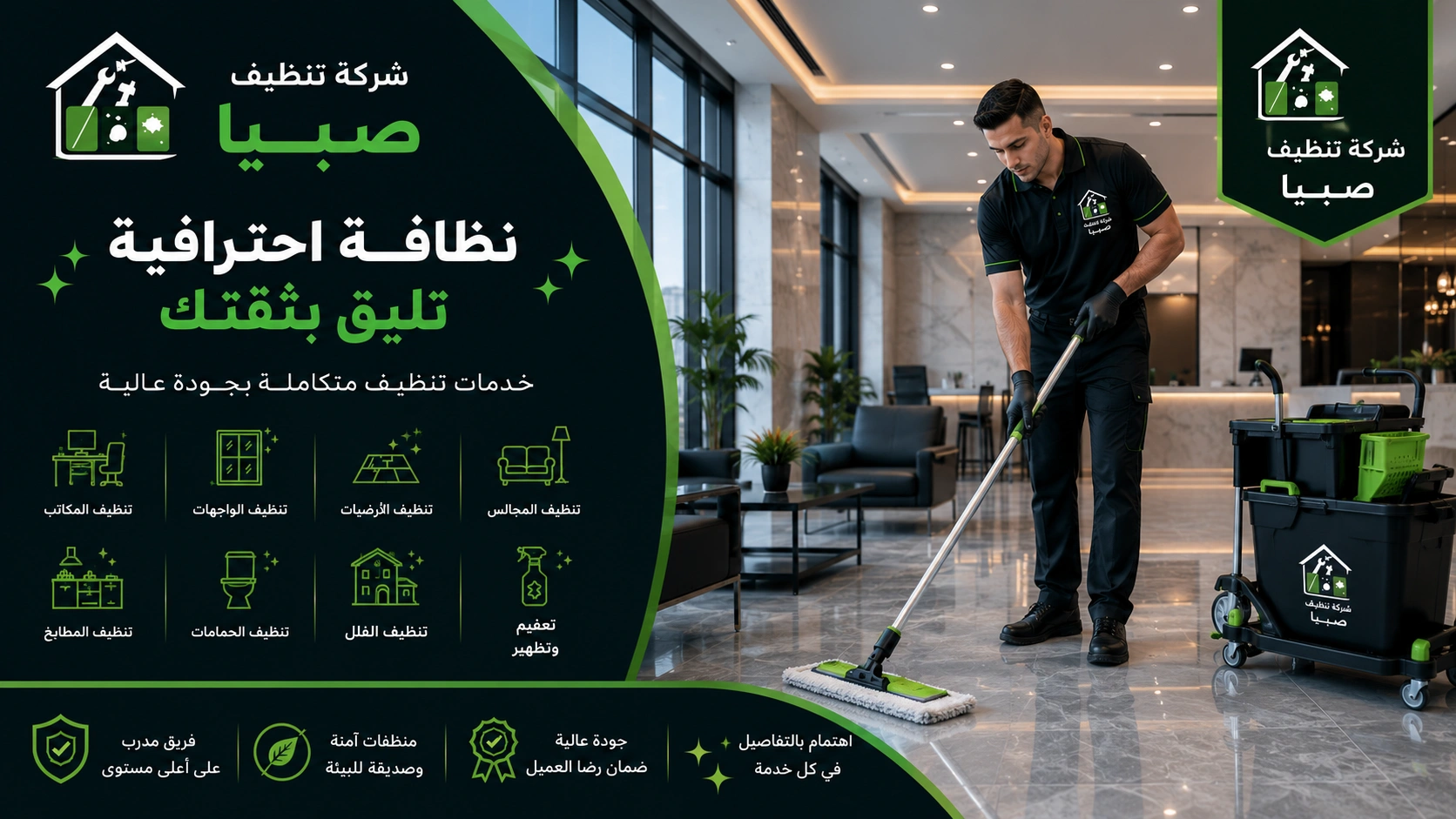 تنظيف الكنب والسجاد بالبخار في صبيا باستخدام أجهزة حديثة لإزالة البقع والروائح واستعادة نظافة المفروشات.