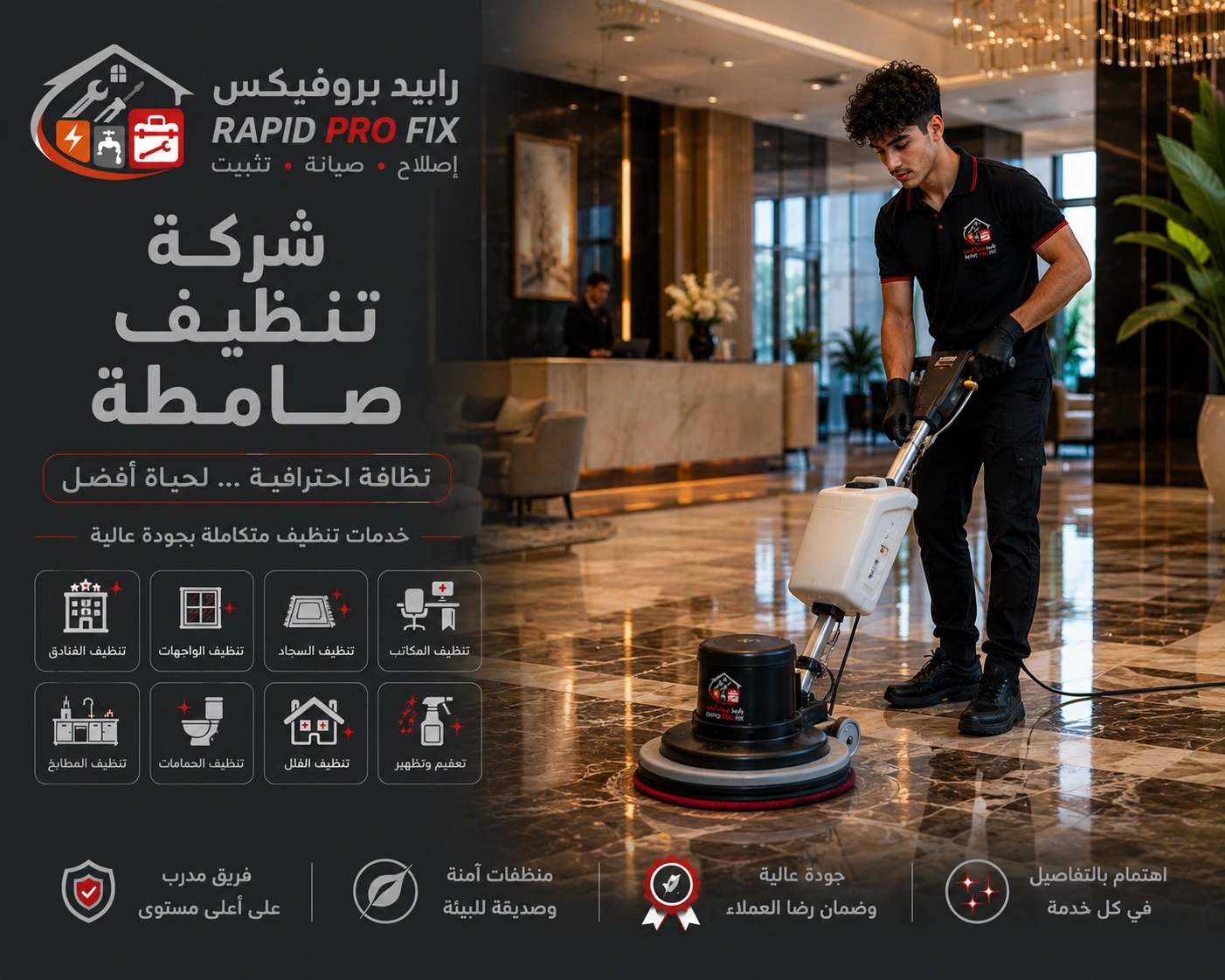 تنظيف الكنب والسجاد بالبخار في صامطة باستخدام أجهزة حديثة لإزالة البقع والروائح واستعادة نظافة المفروشات.