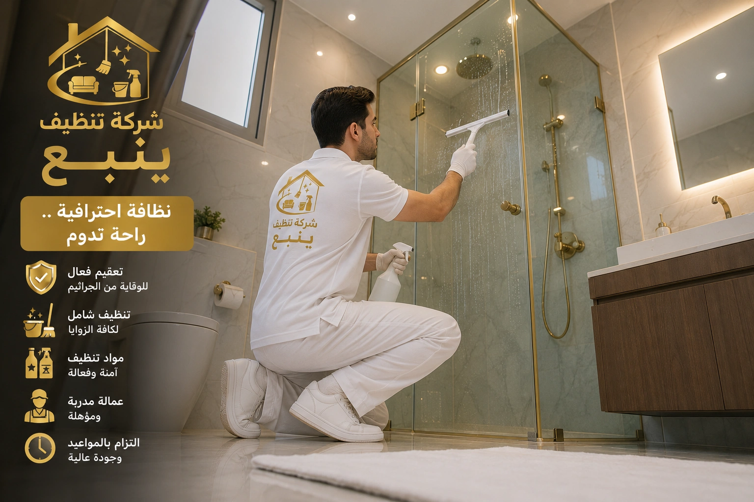 شركة تنظيف ينبع تقدم تنظيف الأرضيات والرخام والسيراميك باستخدام معدات تنظيف احترافية وتقنيات حديثة.