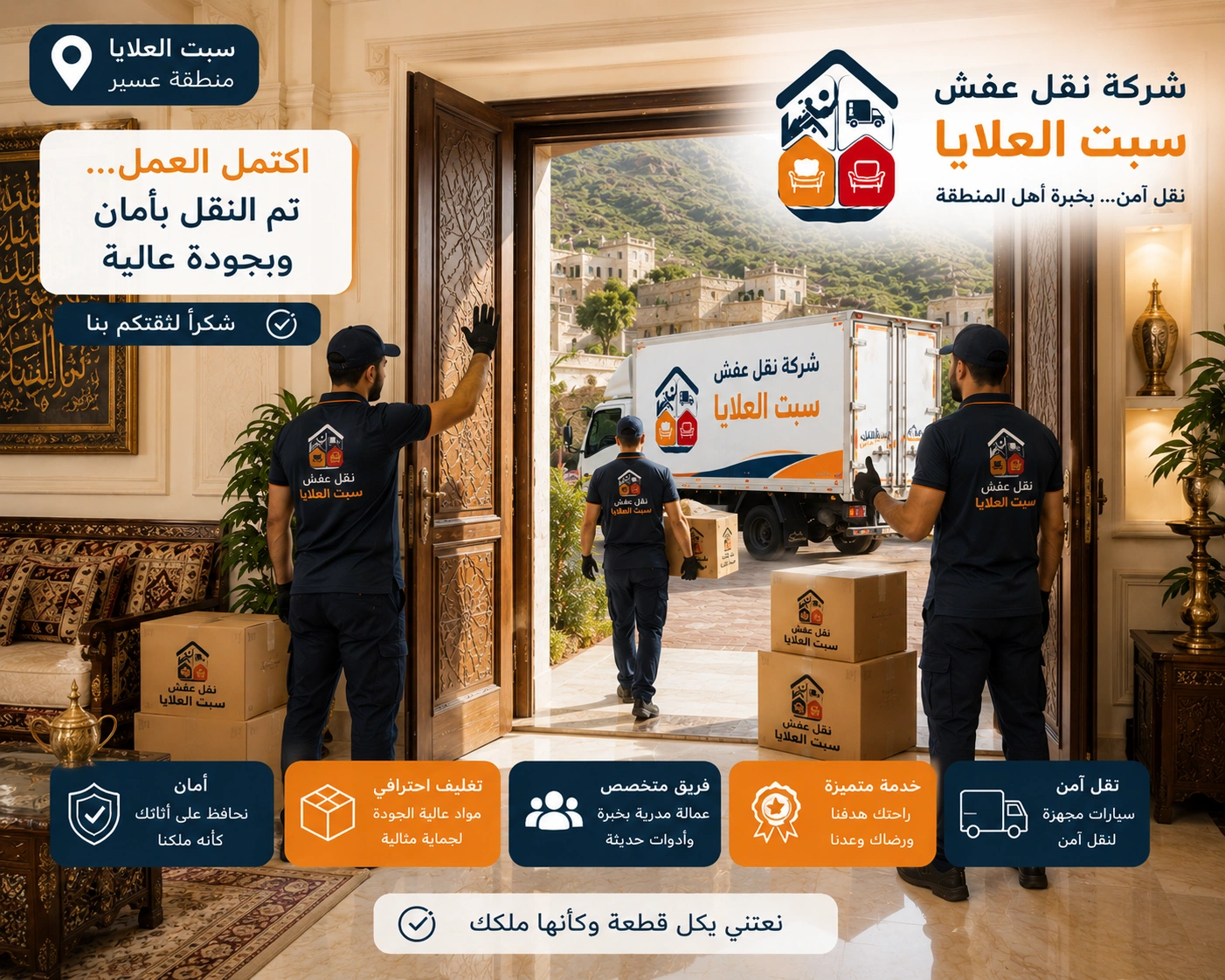 فك وتركيب الأثاث بسبت العلايا بواسطة فنيين متخصصين في التعامل مع غرف النوم والمطابخ والدواليب والأثاث المنزلي والمكتبي باحترافية عالية.
